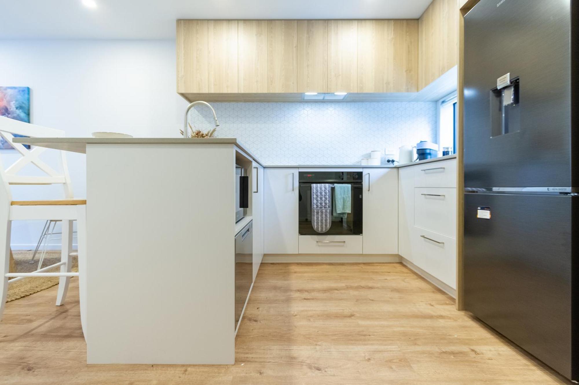 크라이스트처치 Modern 2 Bed 2 Bath Opposite Hagley Park 아파트 외부 사진