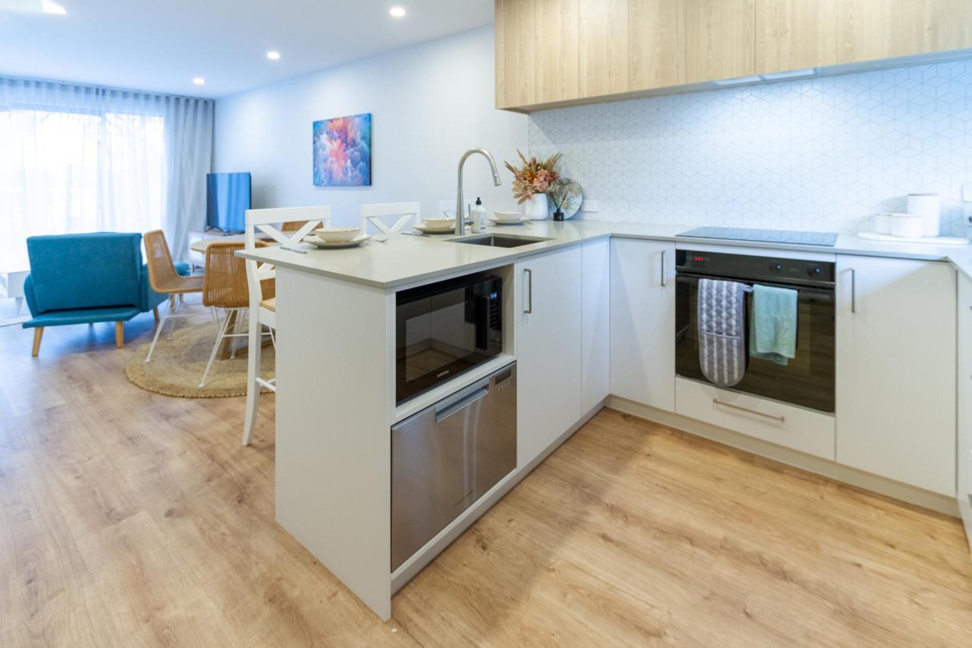 크라이스트처치 Modern 2 Bed 2 Bath Opposite Hagley Park 아파트 외부 사진